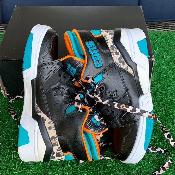 Converse Shoes - Converse ERX 260 MID Black/rapid teal/orange rindW